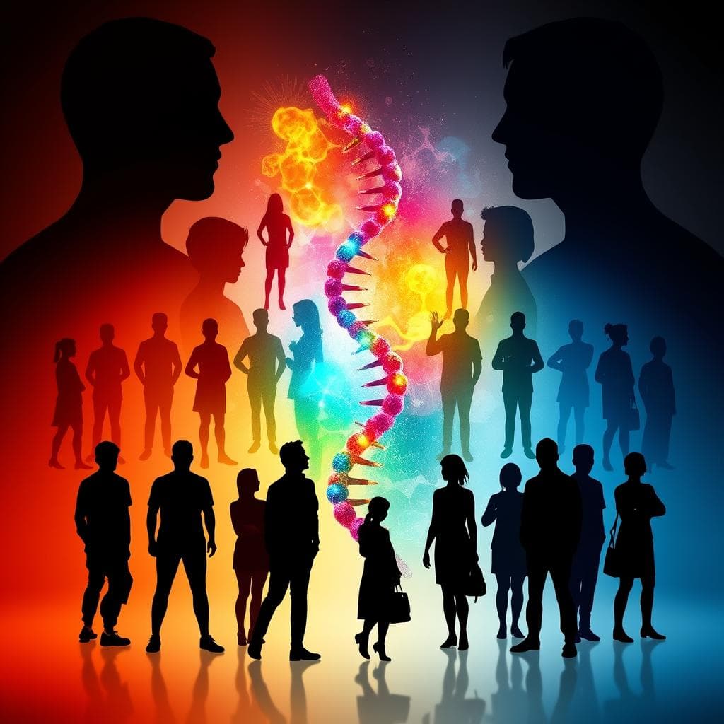 ์ธ๊ตฌ์ง๋จ ์ ์ ์ฒดํ ๋งคํธ๋ฆญ์ค ์ํคํ
์ฒ: 10๋ง ๋ช
์ฝํธํธ ์ ์ฅ ์ ์ ์ฒด ๋ฐ์ดํฐ์
๊ธฐ๋ฐ ๋ค์ฐจ์ ์ ์ ๋ณ์ด ๋ถ์ฐ ๋ฐ ์ธ์ข
์ ํต๋
๋ฌด๋ ฅํ ๋ถ์์